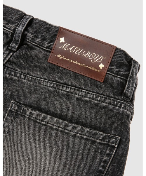 MASU(エムエーエスユー)の「MB DIAMOND WIDE JEANS(デニムパンツ・メンズ・ブラック/インディゴブルー・44/46)」の8枚目の写真