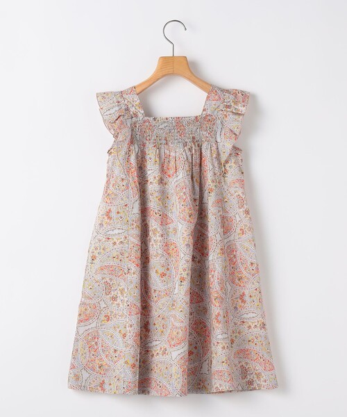 SHIPS（シップス）の「SHIPS KIDS:80～90cm / リバティ ノースリーブ ワンピース（ワンピース・キッズ・レッド/ラベンダー・90/80）」の10枚目の写真