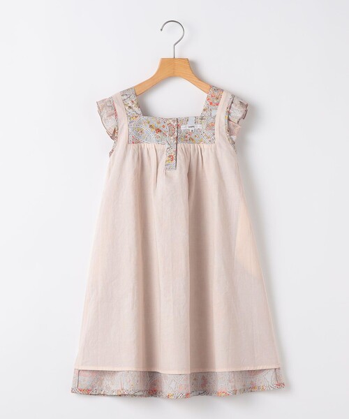 SHIPS（シップス）の「SHIPS KIDS:80～90cm / リバティ ノースリーブ ワンピース（ワンピース・キッズ・レッド/ラベンダー・90/80）」の5枚目の写真