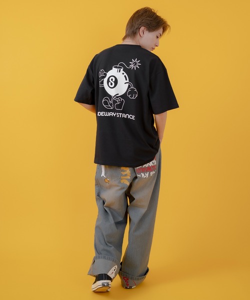En serio TOKYO（エンソリオトーキョー）の「【SIDEWAYSTANCE】Sボム半袖Tシャツ 70461（Tシャツ/カットソー・メンズ・ブラック/ホワイト/アッシュ・MEDIUM/LARGE/SMALL/X-LARGE）」の12枚目の写真