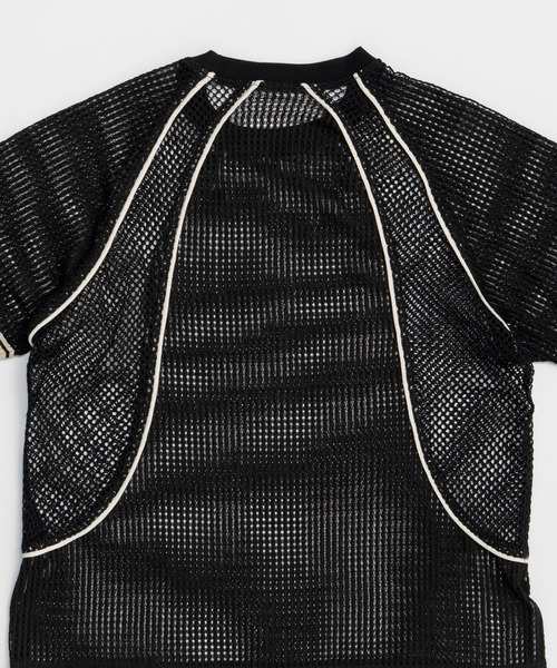 MAISON SPECIAL（メゾンスペシャル）の「Numbering Mesh T-Shirt/ナンバリングメッシュTシャツ（Tシャツ/カットソー・レディース・ホワイト/ブルー/ブラック・FREE）」の7枚目の写真