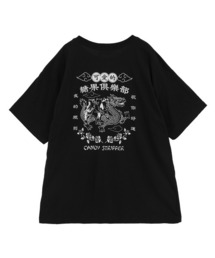 Candy Stripper | CANDY CLUB BIG Tシャツ(Tシャツ/カットソー)