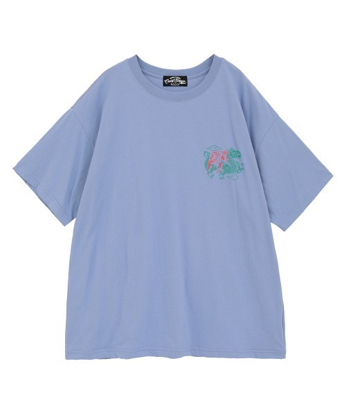 Candy Stripper（キャンディストリッパー）の「CANDY CLUB BIG Tシャツ（Tシャツ/カットソー・レディース・ブラック/ブルー/オフホワイト/パープル・FREE）」の6枚目の写真