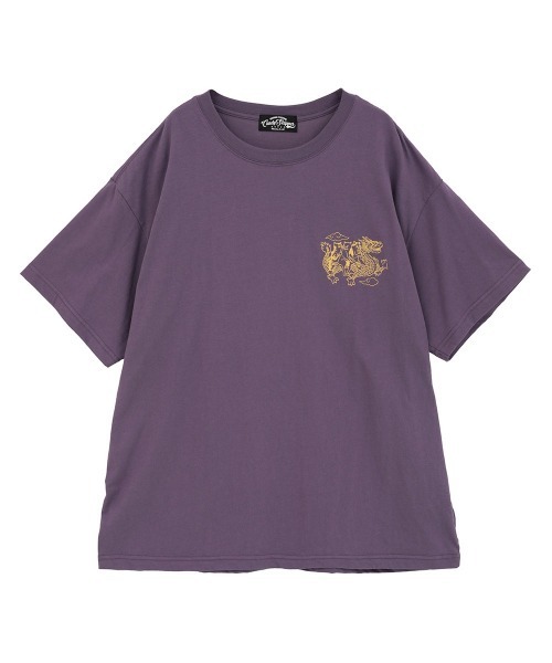 Candy Stripper（キャンディストリッパー）の「CANDY CLUB BIG Tシャツ（Tシャツ/カットソー・レディース・ブラック/ブルー/オフホワイト/パープル・FREE）」の7枚目の写真