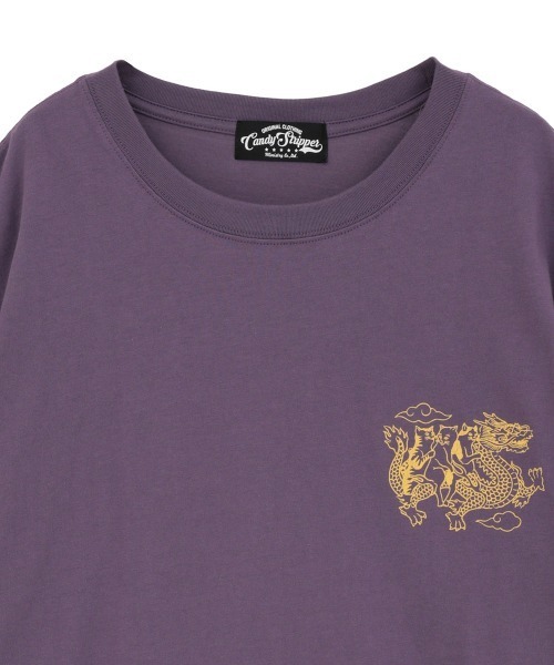 Candy Stripper（キャンディストリッパー）の「CANDY CLUB BIG Tシャツ（Tシャツ/カットソー・レディース・ブラック/ブルー/オフホワイト/パープル・FREE）」の9枚目の写真