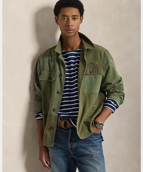 POLO RALPH LAUREN(ポロ ラルフ ローレン)の「クラシック フィット ストライプド ジャージー Tシャツ(Tシャツ/カットソー・メンズ・ブルー・M/S/XS/L)」の3枚目の写真