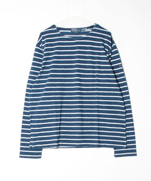 POLO RALPH LAUREN(ポロ ラルフ ローレン)の「クラシック フィット ストライプド ジャージー Tシャツ(Tシャツ/カットソー・メンズ・ブルー・M/S/XS/L)」の4枚目の写真