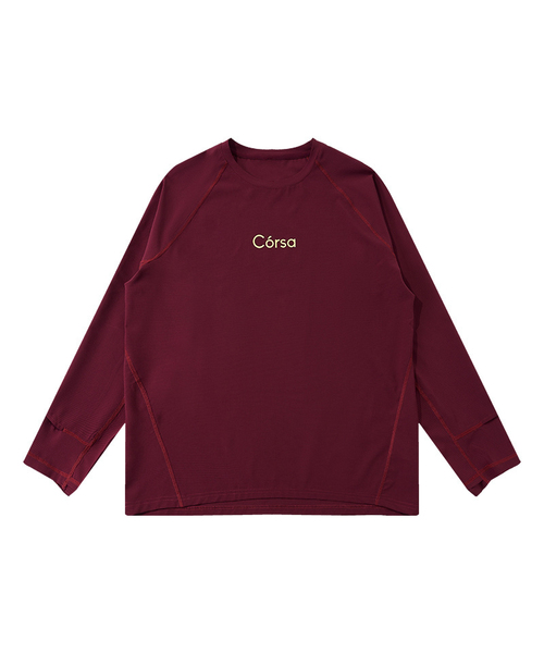 BUTTON SEOUL(ボタンソウル)の「ストレッチラグランランロングスリーブ (5 COLOR)(Tシャツ/カットソー・メンズ・アイボリー/グレー/バーガンディー/イエロー/ブラック・SMALL/MEDIUM/LARGE/X-LARGE)」の5枚目の写真
