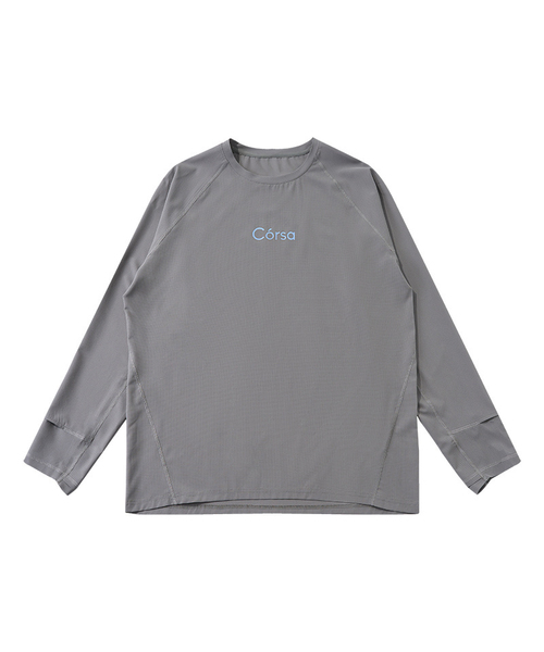 BUTTON SEOUL(ボタンソウル)の「ストレッチラグランランロングスリーブ (5 COLOR)(Tシャツ/カットソー・メンズ・アイボリー/グレー/バーガンディー/イエロー/ブラック・SMALL/MEDIUM/LARGE/X-LARGE)」の3枚目の写真