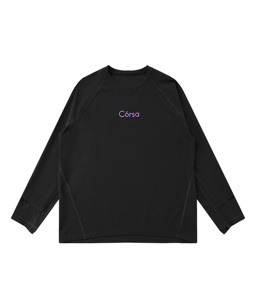 BUTTON SEOUL(ボタンソウル)の「ストレッチラグランランロングスリーブ (5 COLOR)(Tシャツ/カットソー・メンズ・アイボリー/グレー/バーガンディー/イエロー/ブラック・SMALL/MEDIUM/LARGE/X-LARGE)」の2枚目の写真