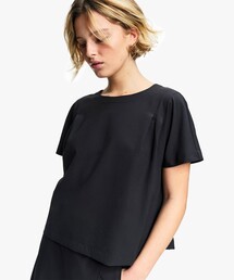 AIGLE | リラックスフィット ダブルプリーツ入り半袖ブラウス(シャツ/ブラウス)