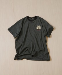 【KHOKI/コッキ】Hand-Embroidered Stripe T-Shirt