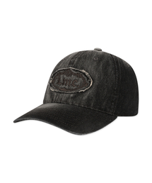 LMC( )��WASHED DENIM GOTHIC OVAL 6PANEL CAP black(�L���b�v)