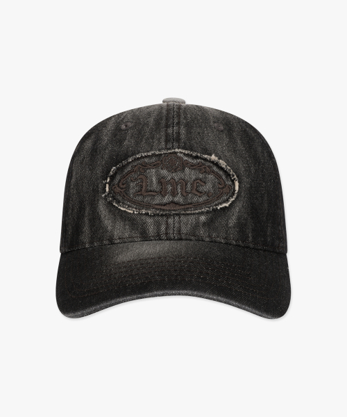 LMCの「WASHED DENIM GOTHIC OVAL 6PANEL CAP black（キャップ・メンズ・その他・OS）」の3枚目の写真