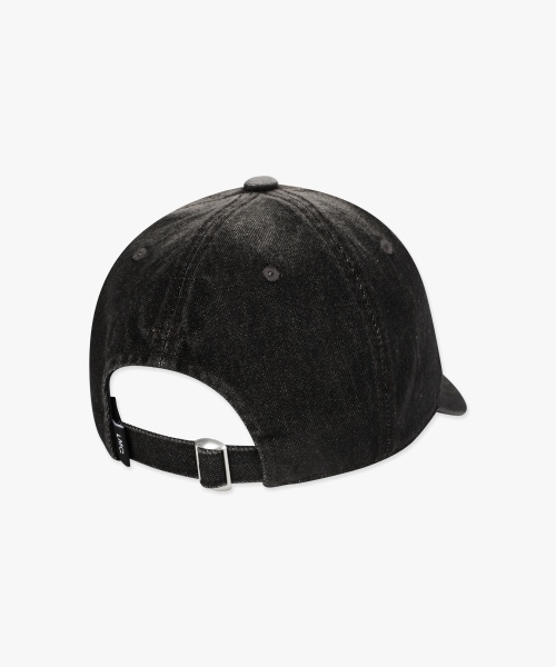 LMCの「WASHED DENIM GOTHIC OVAL 6PANEL CAP black（キャップ・メンズ・その他・OS）」の2枚目の写真