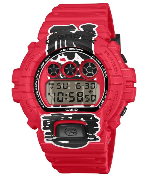 G-SHOCK(ジーショック)の「赤提灯 / DW-6900AKA-4JR(デジタル腕時計・メンズ・レッド・FREE)」の1枚目の写真