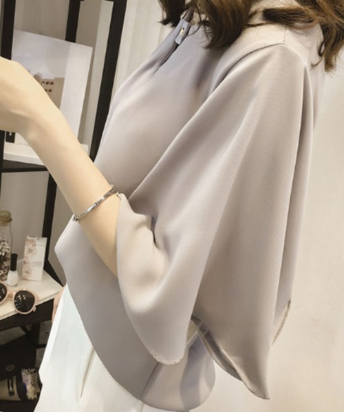 SallyLunn(サリーラン)の「【大人フェミニン】キーネックブラウス(シャツ/ブラウス・レディース・ホワイト/グレー/ピンク・LARGE/MEDIUM)」の12枚目の写真