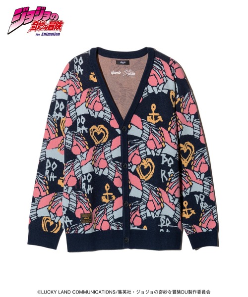glamb(グラム)の「Crazy Diamond Cardigan(カーディガン/ボレロ・メンズ・ネイビー/ピンク・M/L/XL)」の10枚目の写真