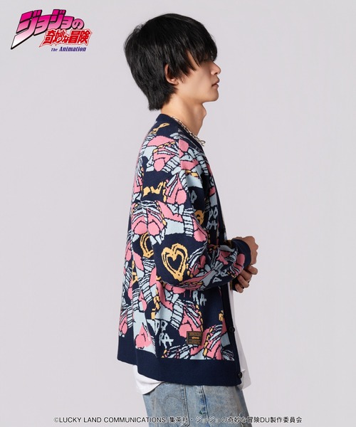 glamb(グラム)の「Crazy Diamond Cardigan(カーディガン/ボレロ・メンズ・ネイビー/ピンク・M/L/XL)」の16枚目の写真