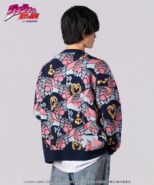 glamb(グラム)の「Crazy Diamond Cardigan(カーディガン/ボレロ・メンズ・ネイビー/ピンク・M/L/XL)」の17枚目の写真