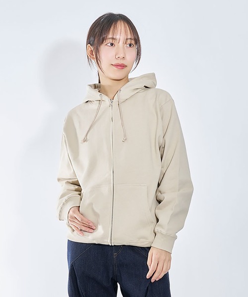 INTERPLAY（インタープレイ）の「【INTERPLAY】Basic Zip Up IP Hood Logo Parka（パーカー・メンズ・ブラック/ネイビー/ベージュ/ライトピンク/グレー・MEDIUM/X-LARGE）」の3枚目の写真
