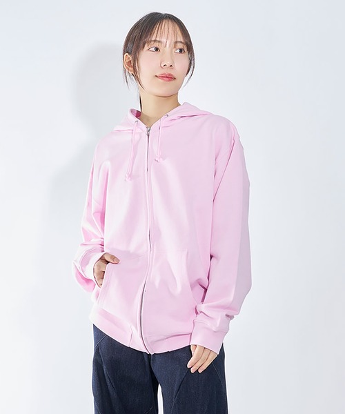 INTERPLAY（インタープレイ）の「【INTERPLAY】Basic Zip Up IP Hood Logo Parka（パーカー・メンズ・ブラック/ネイビー/ベージュ/ライトピンク/グレー・MEDIUM/X-LARGE）」の5枚目の写真