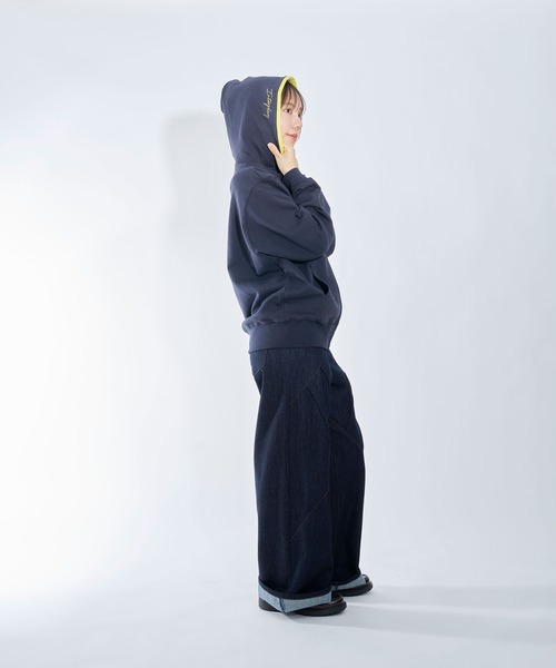 INTERPLAY（インタープレイ）の「【INTERPLAY】Basic Zip Up IP Hood Logo Parka（パーカー・メンズ・ブラック/ネイビー/ベージュ/ライトピンク/グレー・MEDIUM/X-LARGE）」の22枚目の写真