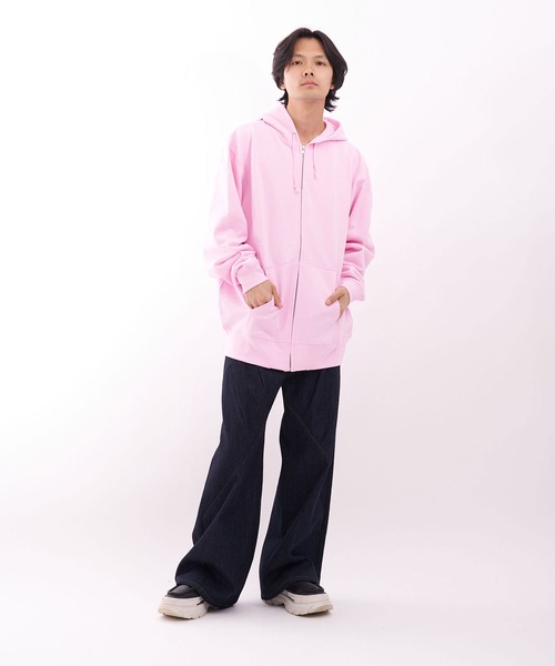 INTERPLAY（インタープレイ）の「【INTERPLAY】Basic Zip Up IP Hood Logo Parka（パーカー・メンズ・ブラック/ネイビー/ベージュ/ライトピンク/グレー・MEDIUM/X-LARGE）」の14枚目の写真