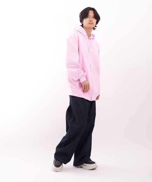 INTERPLAY（インタープレイ）の「【INTERPLAY】Basic Zip Up IP Hood Logo Parka（パーカー・メンズ・ブラック/ネイビー/ベージュ/ライトピンク/グレー・MEDIUM/X-LARGE）」の12枚目の写真