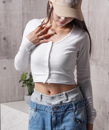 クロップド カーディガン / Cropped cardigan
