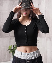クロップド カーディガン / Cropped cardigan