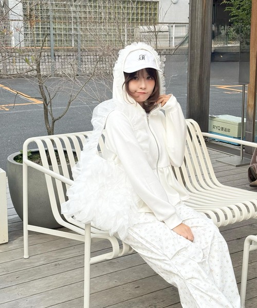 frunco（フランコ）の「ホイップフリルBAG（トートバッグ・レディース・ホワイト・FREE）」の15枚目の写真