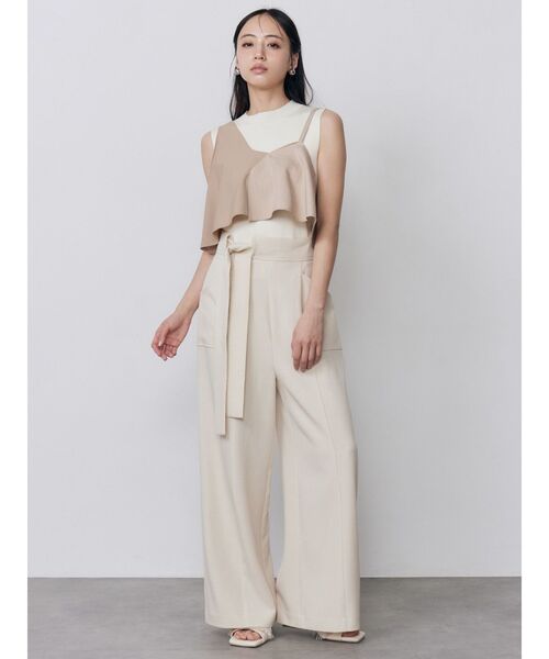 MURUA（ムルーア）の「ハイウエストデザインパンツ（その他パンツ・レディース・ブラック/アイボリー/グレー・2/1）」の9枚目の写真