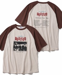 The Beatles（ザビートルズ）の「【THE BEATLES/ザ ビートルズ】アソート ラグランスリーブ グラフィックプリント半袖Tシャツ（Tシャツ/カットソー）」