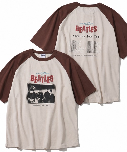 The Beatles(ザビートルズ)の「【THE BEATLES/ザ ビートルズ】アソート ラグランスリーブ グラフィックプリント半袖Tシャツ(Tシャツ/カットソー・メンズ・ホワイト系1/ホワイト系2/ホワイト系3/ホワイト系5/ホワイト系4/ホワイト系6・M/L/LL)」の5枚目の写真
