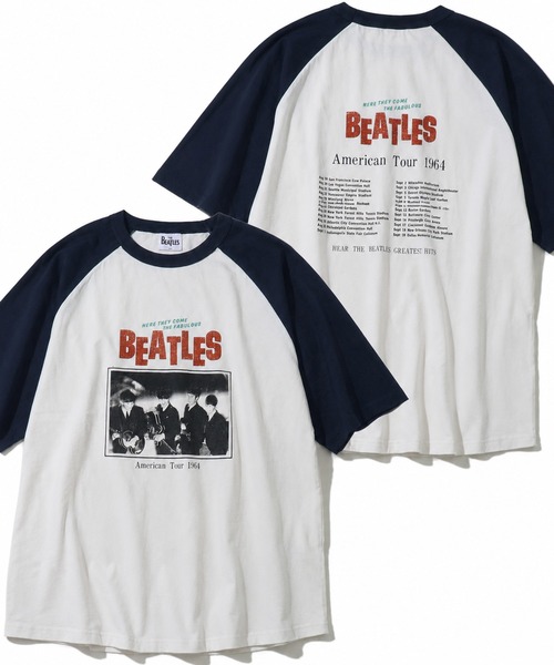 The Beatles(ザビートルズ)の「【THE BEATLES/ザ ビートルズ】アソート ラグランスリーブ グラフィックプリント半袖Tシャツ(Tシャツ/カットソー・メンズ・ホワイト系1/ホワイト系2/ホワイト系3/ホワイト系5/ホワイト系4/ホワイト系6・M/L/LL)」の6枚目の写真