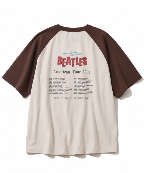 The Beatles(ザビートルズ)の「【THE BEATLES/ザ ビートルズ】アソート ラグランスリーブ グラフィックプリント半袖Tシャツ(Tシャツ/カットソー・メンズ・ホワイト系1/ホワイト系2/ホワイト系3/ホワイト系5/ホワイト系4/ホワイト系6・M/L/LL)」の15枚目の写真
