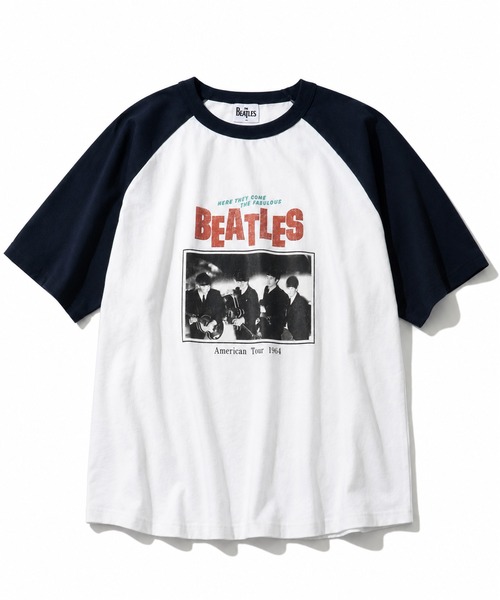 The Beatles(ザビートルズ)の「【THE BEATLES/ザ ビートルズ】アソート ラグランスリーブ グラフィックプリント半袖Tシャツ(Tシャツ/カットソー・メンズ・ホワイト系1/ホワイト系2/ホワイト系3/ホワイト系5/ホワイト系4/ホワイト系6・M/L/LL)」の16枚目の写真