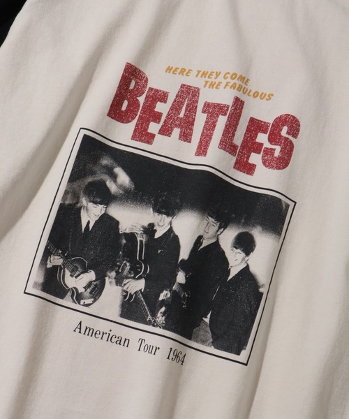 The Beatles(ザビートルズ)の「【THE BEATLES/ザ ビートルズ】アソート ラグランスリーブ グラフィックプリント半袖Tシャツ(Tシャツ/カットソー・メンズ・ホワイト系1/ホワイト系2/ホワイト系3/ホワイト系5/ホワイト系4/ホワイト系6・M/L/LL)」の18枚目の写真