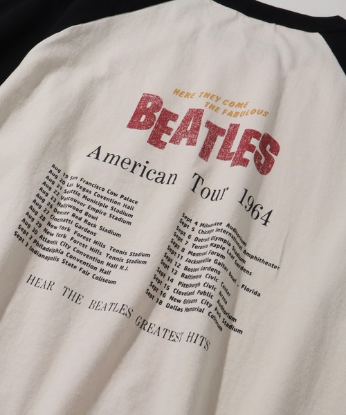 The Beatles(ザビートルズ)の「【THE BEATLES/ザ ビートルズ】アソート ラグランスリーブ グラフィックプリント半袖Tシャツ(Tシャツ/カットソー・メンズ・ホワイト系1/ホワイト系2/ホワイト系3/ホワイト系5/ホワイト系4/ホワイト系6・M/L/LL)」の12枚目の写真