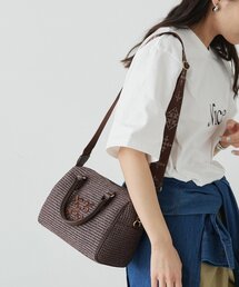 russet | ナイロンラフィアミニボストンバッグ(ボストンバッグ)