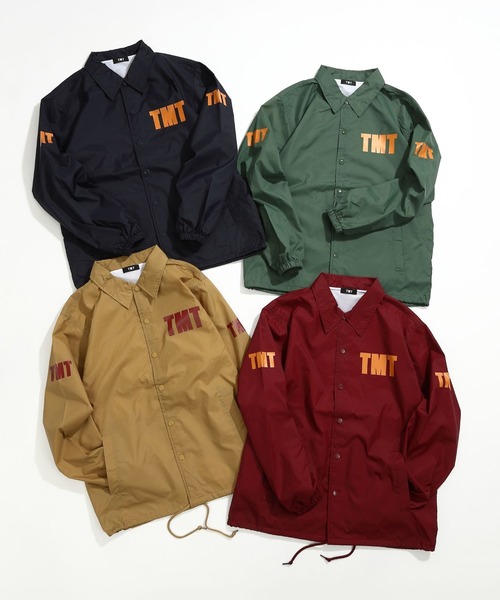 TMT（ティーエムティー）の「NYLON CAOCH JACKET（ナイロンジャケット・メンズ・ベージュ/バーガンディー/グリーン/ネイビー・MEDIUM/X-LARGE/LARGE）」の11枚目の写真