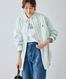 BEVERLY HILLS POLO CLUB（ビバリーヒルズポロクラブ）の「【BEVERLY HILLS POLO CLUB・一部店舗限定】ストライプビッグシルエットシャツ（シャツ/ブラウス）」