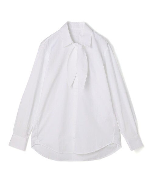 BOURRIENNE ParisX(ブリエンヌパリディス)の「BOURRIENNE CITADINE SHIRT ボウタイシャツ(シャツ/ブラウス・レディース・ホワイト・36/38)」の1枚目の写真