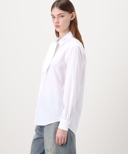 BOURRIENNE ParisX(ブリエンヌパリディス)の「BOURRIENNE CITADINE SHIRT ボウタイシャツ(シャツ/ブラウス・レディース・ホワイト・36/38)」の4枚目の写真