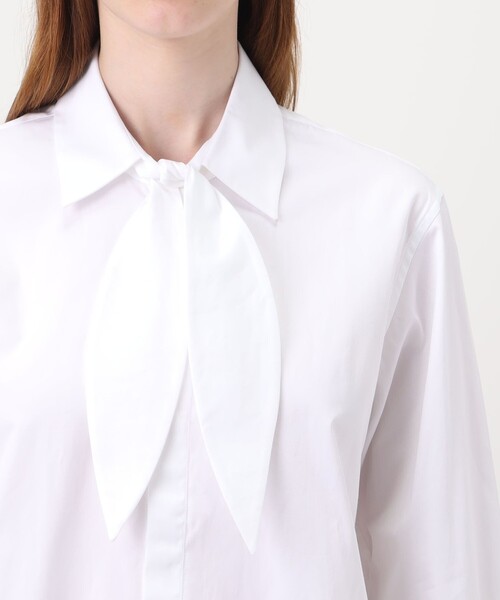 BOURRIENNE ParisX(ブリエンヌパリディス)の「BOURRIENNE CITADINE SHIRT ボウタイシャツ(シャツ/ブラウス・レディース・ホワイト・36/38)」の6枚目の写真
