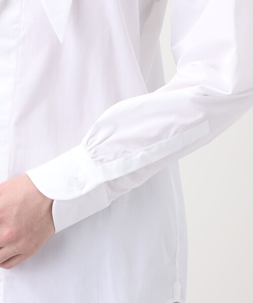 BOURRIENNE ParisX(ブリエンヌパリディス)の「BOURRIENNE CITADINE SHIRT ボウタイシャツ(シャツ/ブラウス・レディース・ホワイト・36/38)」の8枚目の写真