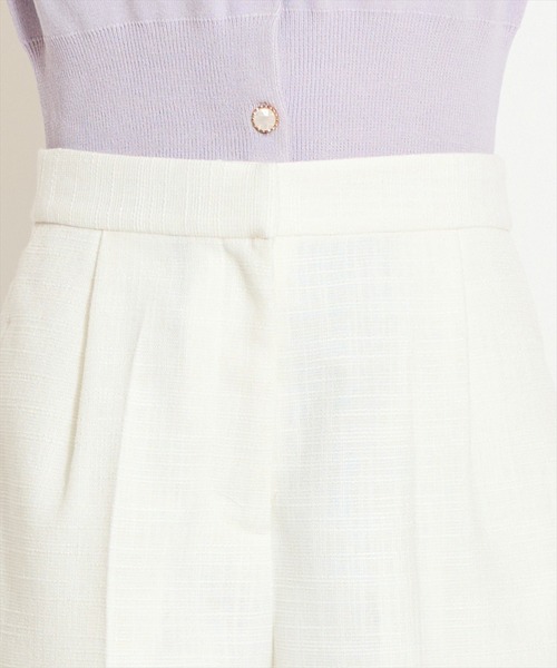 WILLSELECTION（ウィルセレクション）の「タックツイードショートパンツ（その他パンツ・レディース・ピンク/ブラック/オフホワイト・FREE）」の11枚目の写真