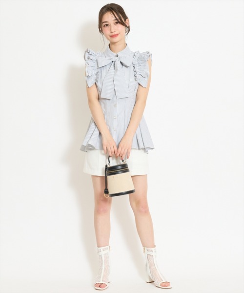 WILLSELECTION（ウィルセレクション）の「タックツイードショートパンツ（その他パンツ・レディース・ピンク/ブラック/オフホワイト・FREE）」の19枚目の写真