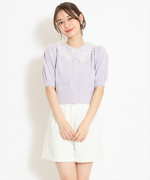 WILLSELECTION（ウィルセレクション）の「タックツイードショートパンツ（その他パンツ・レディース・ピンク/ブラック/オフホワイト・FREE）」の16枚目の写真